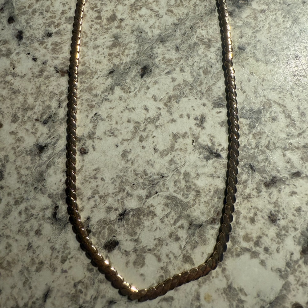 Gold Braided Necklace
